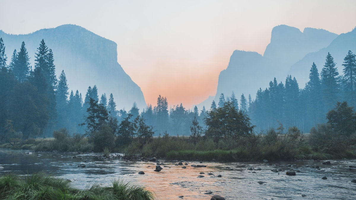 Peaceful scenic alpine lake representing financial freedom and FIRE